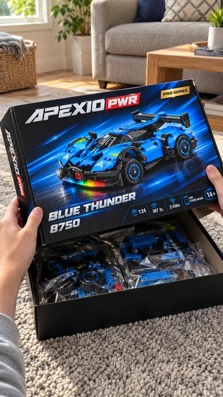 Rozpakowanie pudełka Blue Thunder